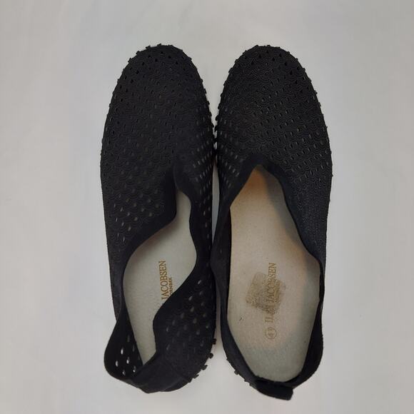 Ilse Jacobsen Hornbaek Tulip Women's Black Slip-on Comfort Sneakers Size 41 - Picture 5 of 9